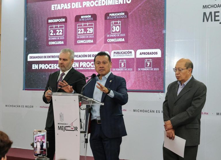 El 5 de febrero se tendrá listado final de aspirantes a la elección judicial de Michoacán