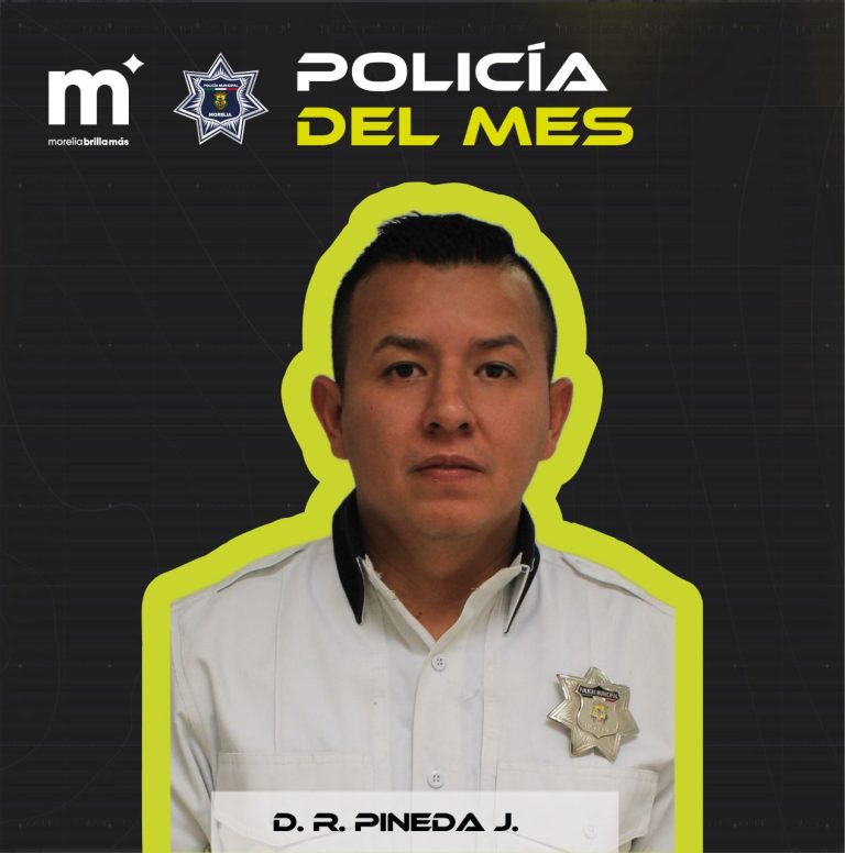 Reconocen al oficial D.R. Pineda como «Policía del Mes» de enero