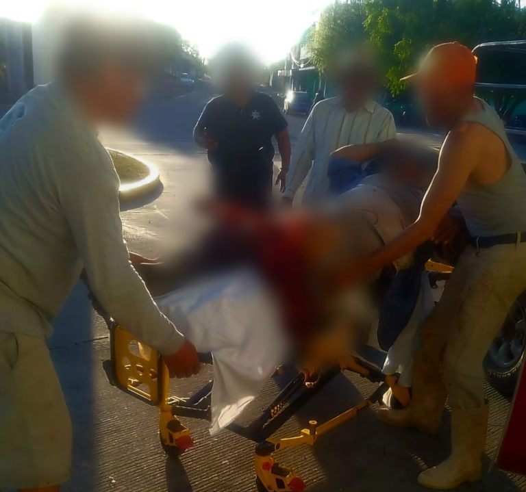 Campesino termina con una pierna destrozada mientras laboraba, en Buenavista