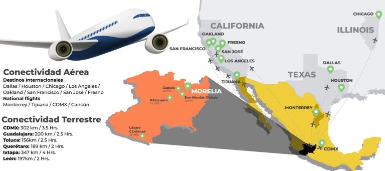 Aeropuerto de Morelia arranca 2025 con cifras históricas