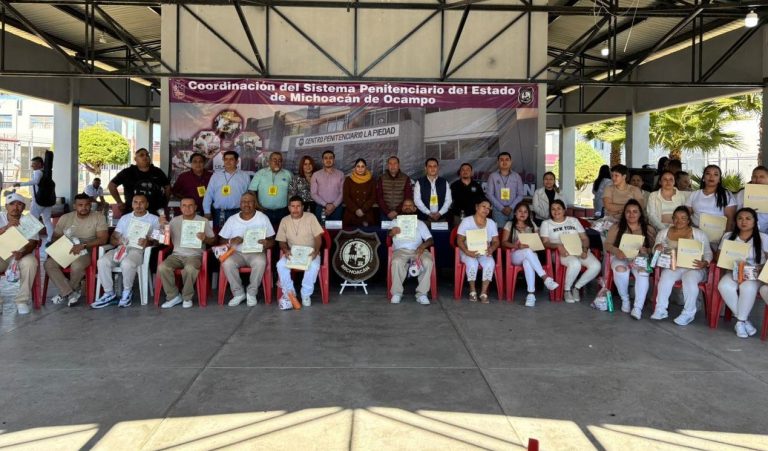 Capacitan para el trabajo a personas privadas de la libertad en La Piedad