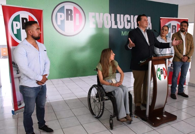 Arrancan trabajos para colocación de elevador en el Comité Directivo Estatal del PRI
