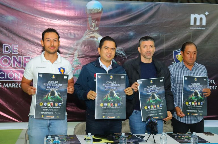 Anuncian la Quinta Copa de Campeones de Fútbol Soccer