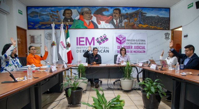 Aprueba el IEM recepción de listados de las candidaturas de la elección del Poder Judicial