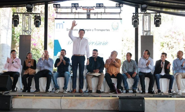 Gobiernos de Alfonso Martínez, los que más han apoyado a Sindicato de Limpia y Transporte
