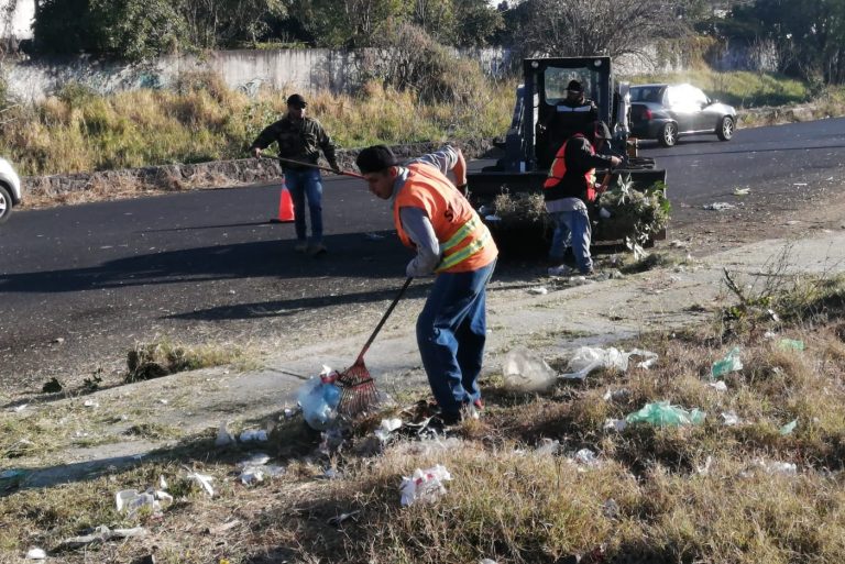 Realizan jornadas integrales de limpieza en Colonia Industrial y Colinas del Sur