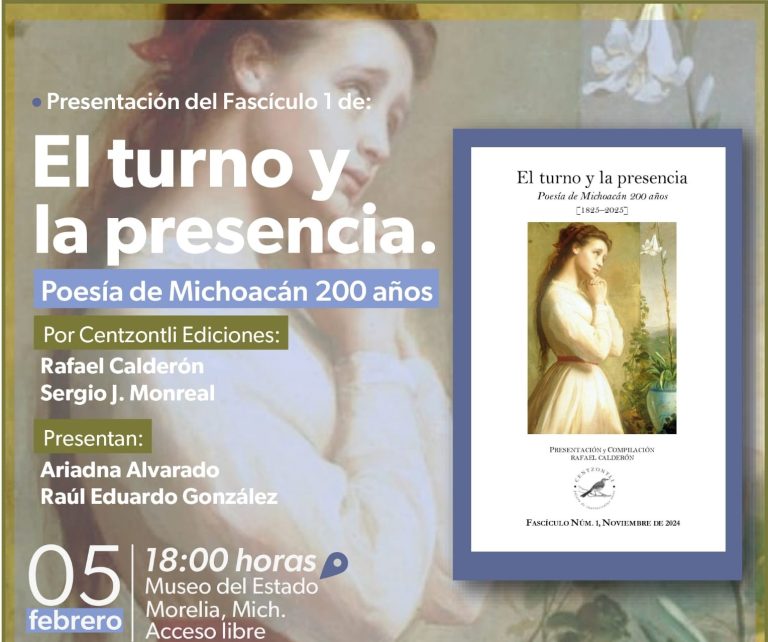 Presentan colección de poesía michoacana