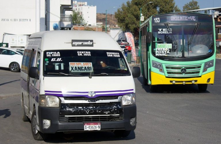 Tarifa de transporte público aumentará un peso
