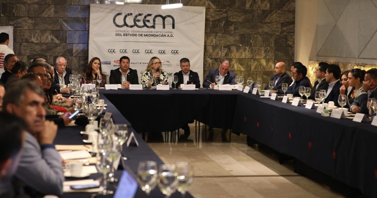 Se reúne rectora nicolaita con integrantes del Consejo Coordinador Empresarial