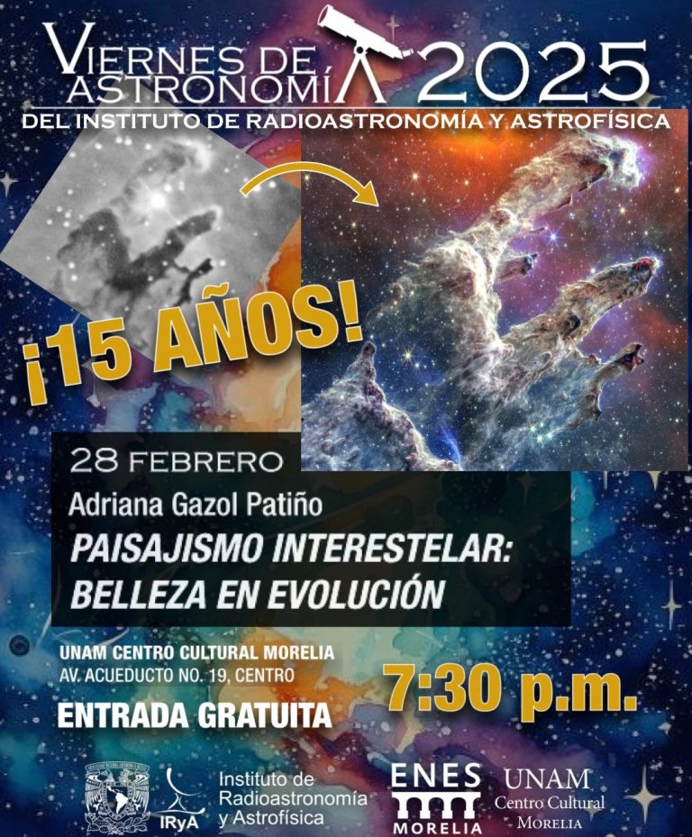 Viernes de Astronomía cumple 15 años y llega al UNAM Centro Cultural Morelia