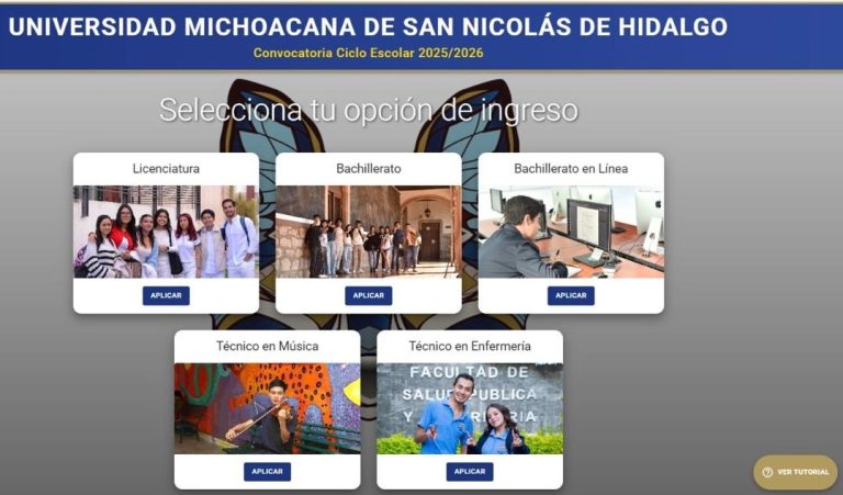 Abierta la Convocatoria de Nuevo Ingreso 2025 a la UMSNH