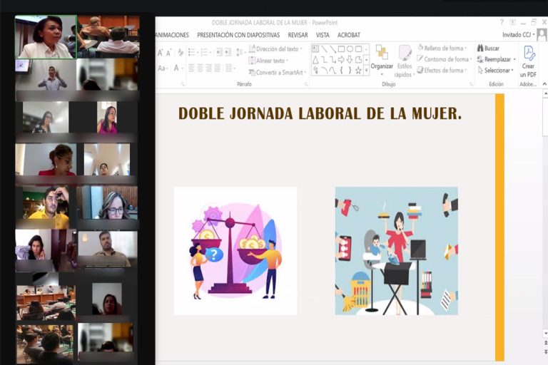 En actividad académica, analizan la doble jornada laboral de la mujer