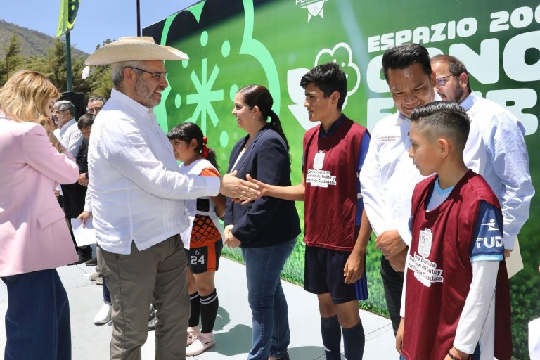 Cancha de futbol 7 en Ciudad Hidalgo, ejemplo de construcción de paz: Bedolla