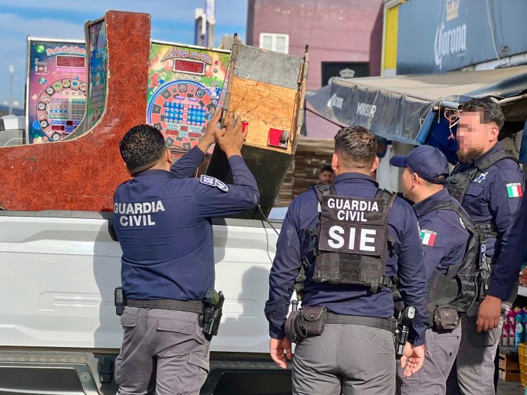Decomisan más de 100 máquinas tragamonedas en 2 meses