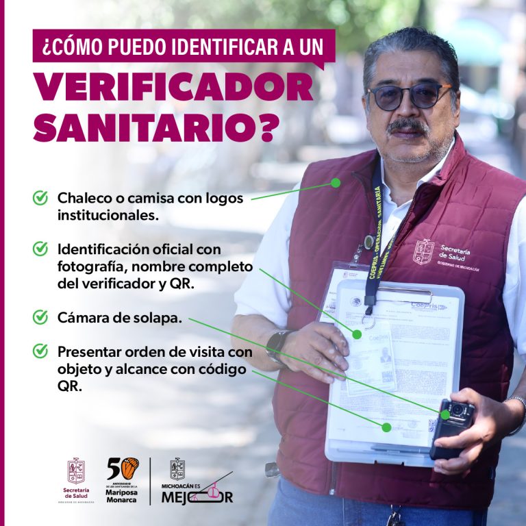 Exhorta SSM identificar a los verificadores de Coepris para evitar fraudes