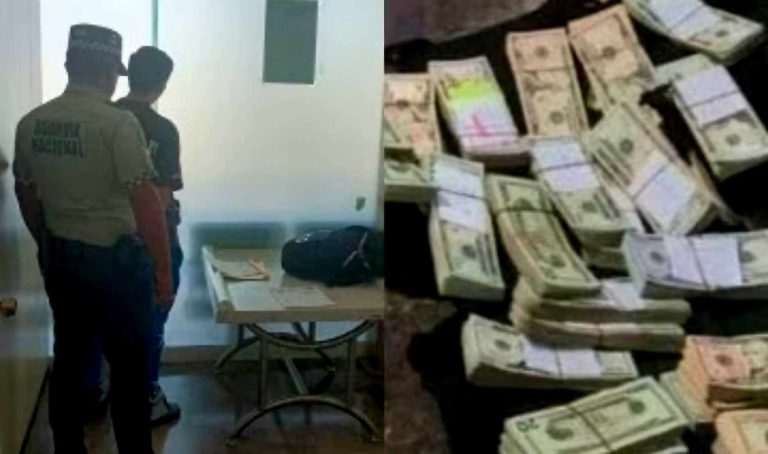 Investigan aseguramiento de 56 mil dólares en aeropuerto Internacional de Uruapan