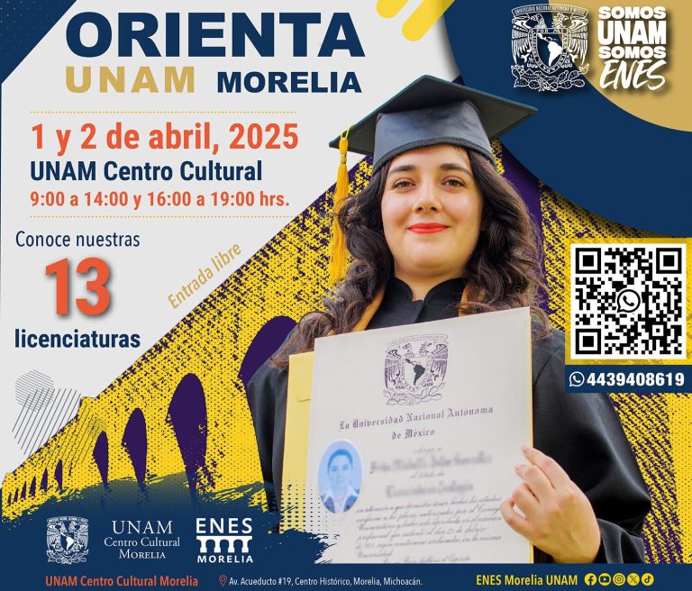 Realizarán feria de licenciaturas en la UNAM Centro Cultural Morelia