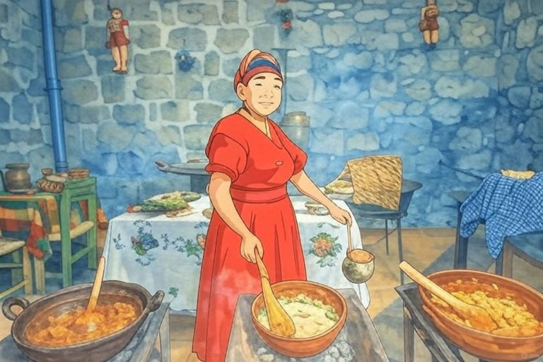 ¿Te imaginas a las cocineras tradicionales de Michoacán animadas?