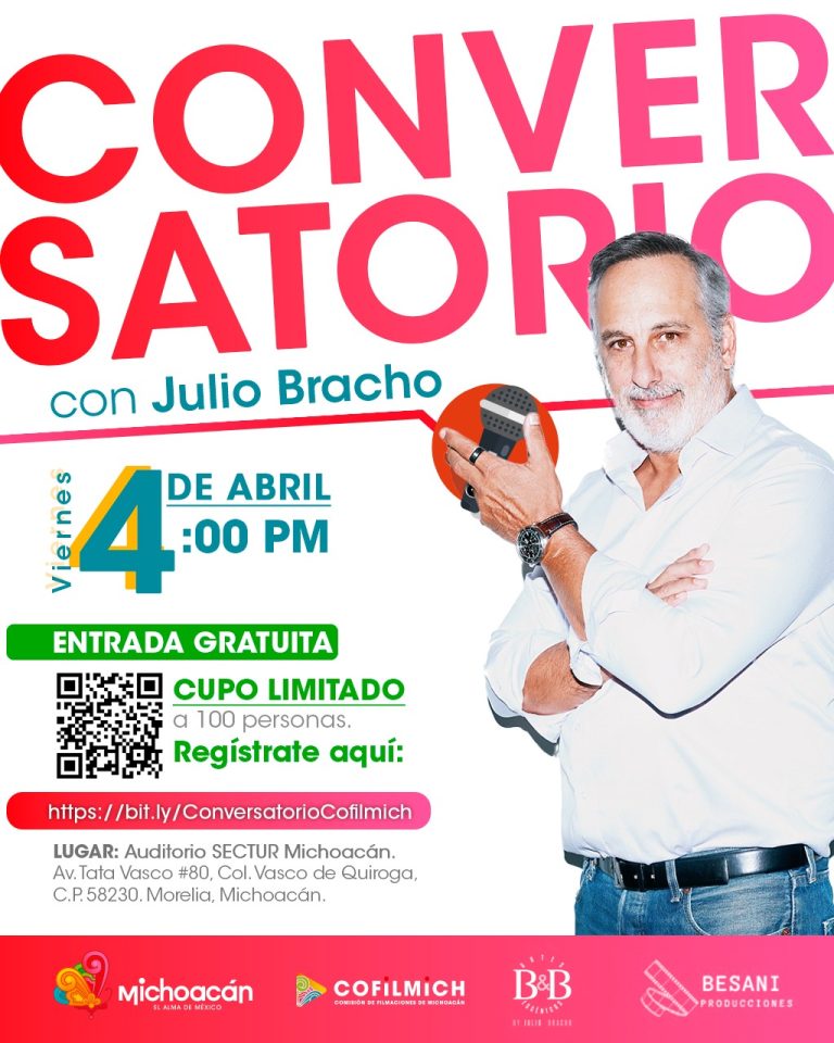 ¡Aún hay cupo! Regístrate para asistir al conversatorio con el actor Julio Bracho