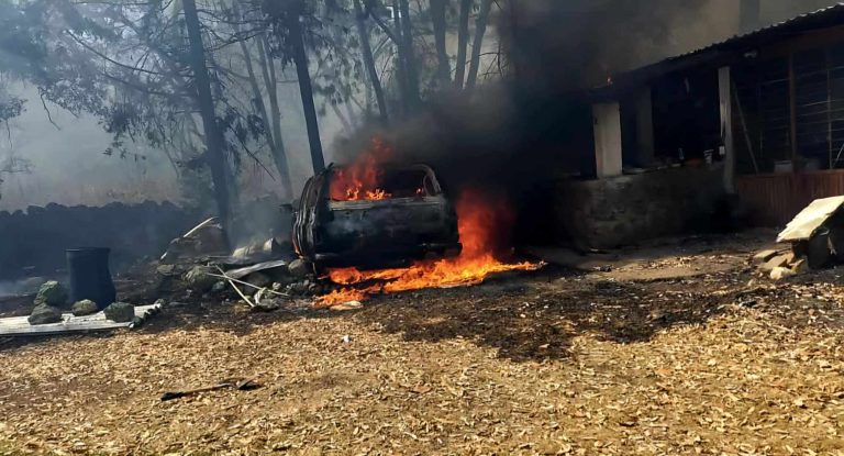 Se registra incendio en el rancho “Los Pericos”, de Zacapu