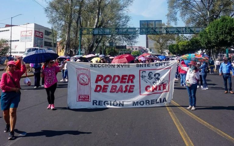 Magisterio indignado con gobiernos de Morena: marcha CNTE contra nueva ley del ISSSTE