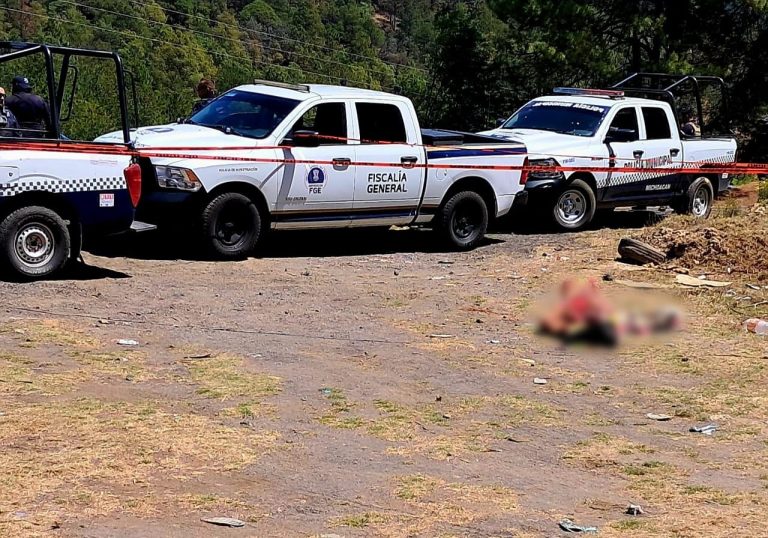 Tiran a un ejecutado encobijado en el municipio de Queréndaro