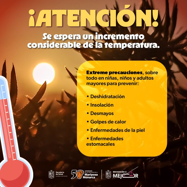 Da recomendaciones SSM para proteger tu salud durante la temporada de calor