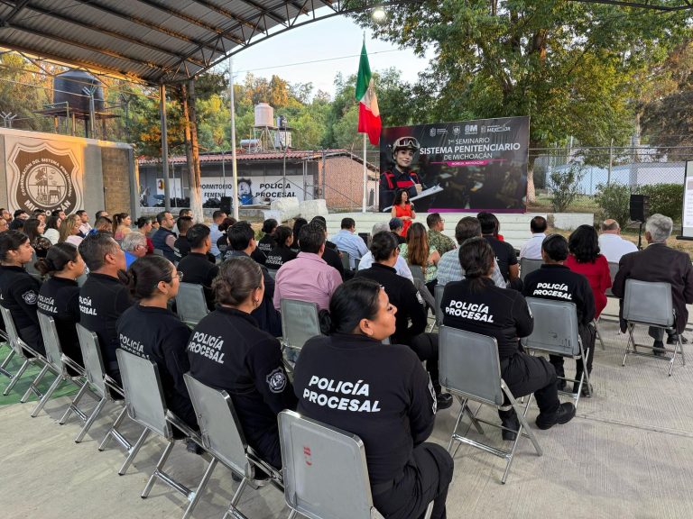 Prioriza Sistema Penitenciario de Michoacán la salud mental de su personal