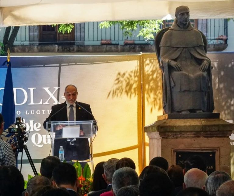 Recuerdan al venerable Vasco de Quiroga en su CDLX aniversario luctuoso