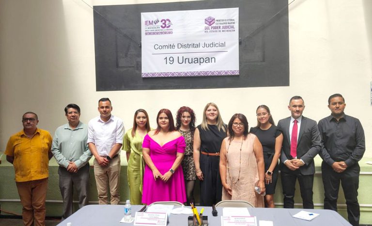 Instalan y rinden protesta a integrantes de 26 Comités Distritales del IEM para las elecciones judiciales