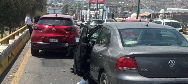 Ocurre carambola automovilística en el periférico de Morelia