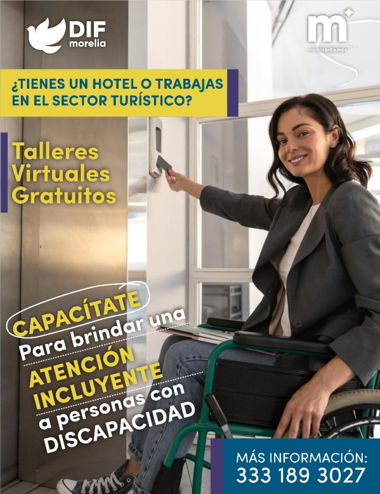 DIF impulsa capacitación para atención a turistas con discapacidad