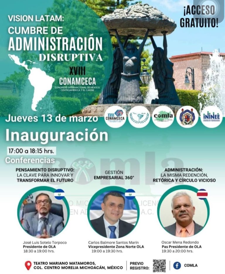 Este jueves arranca el Congreso Internacional de Administración de México, Centroamérica y el Caribe, en Morelia