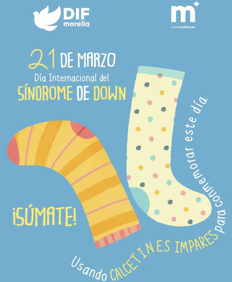 Invita DIF Morelia a conmemorar Día Mundial del Síndrome de Down