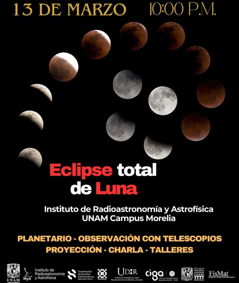 La Luna se pintará de rojo el 13 de marzo durante el eclipse total