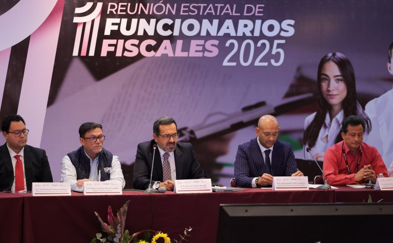 Celebran primera reunión estatal de funcionarios fiscales