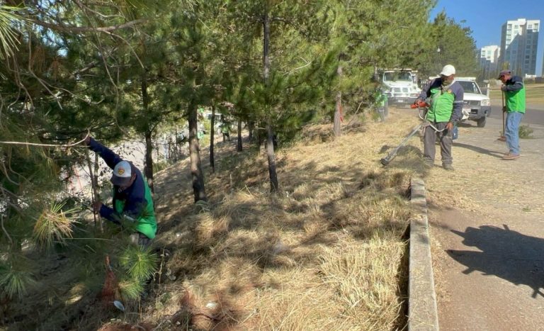 Con jornadas de limpieza, Gobierno de Morelia garantiza brillo de espacios públicos