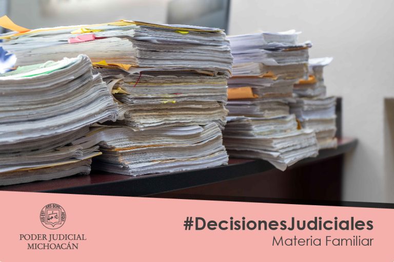 Resoluciones judiciales en favor de la protección de derechos en el ámbito familiar