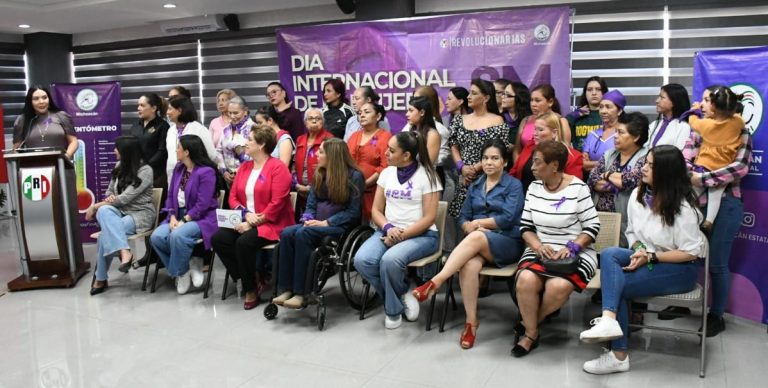 Las mujeres estamos en pie de lucha: ONMPRI Michoacán