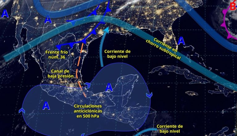 Circulaciones anticiclónicas en niveles medios de la atmósfera mantendrán clima cálido en Michoacán
