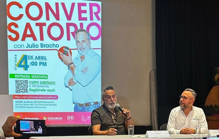 Julio Bracho llegará a Michoacán para compartir su experiencia con actores locales
