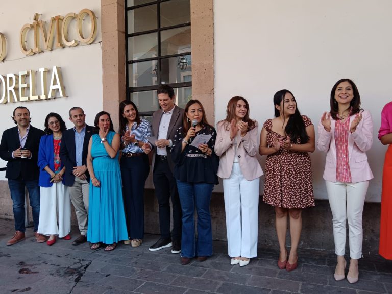 Instalan Punto y Buzón Naranja en la Ciudad Administrativa de Morelia para combatir violencia de género