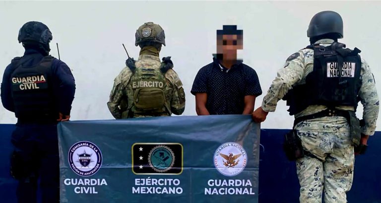 Detienen a hombre armado en operativo en Parácuaro