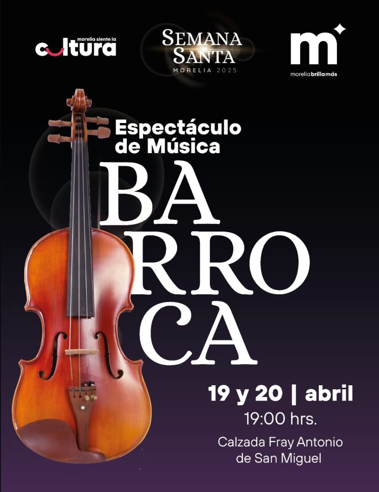 SeCultura Morelia invita al Espectáculo de Música Barroca, este fin de semana