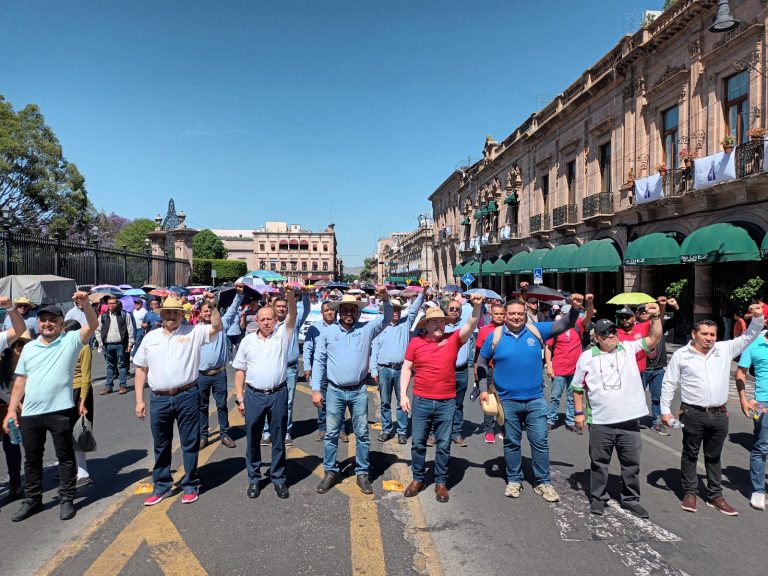 Sindicatos realizarán bloqueos el miércoles en Morelia