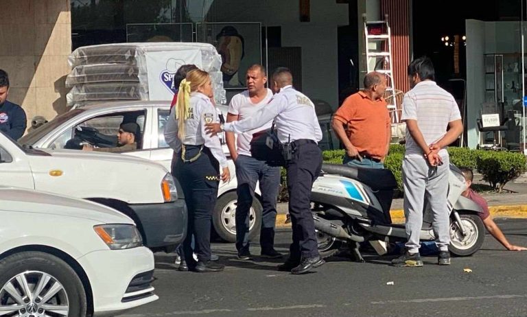 Ocurren dos choques vehículares en distintos puntos de Morelia; hay dos personas lastimadas