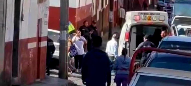 Balean a hombre en el centro de Pátzcuaro