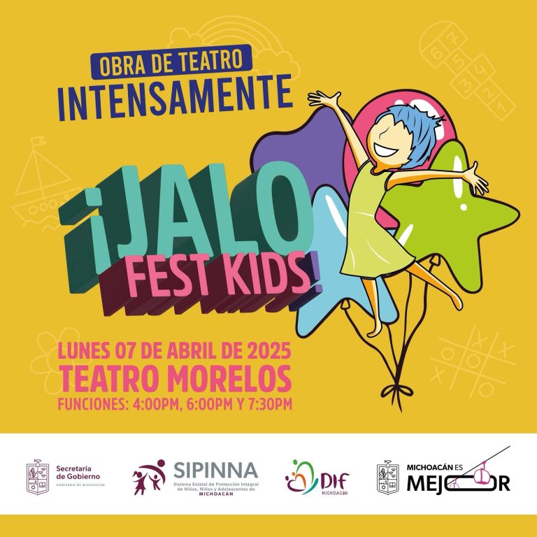 Invita Sipinna al Jalo Fest Kids para celebrar el Día de la Niñez