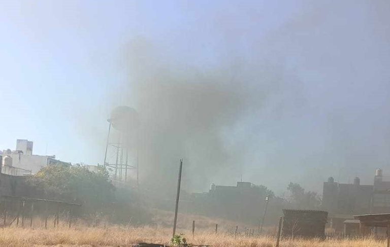 Se incendia domicilio en la colonia Los Ejidos, de Morelia