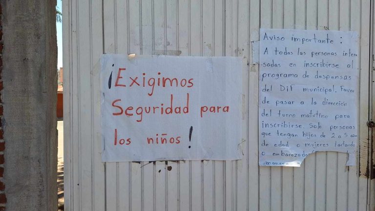 Suspenden clases en escuela primaria de Uruapan, denuncian inseguridad